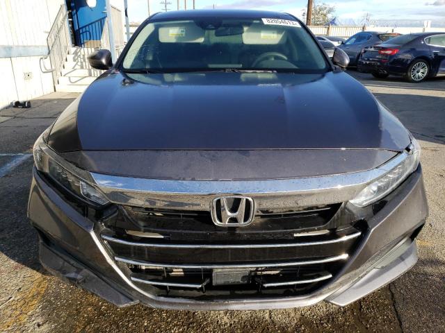 1HGCV1F15MA075668 - 2021 HONDA ACCORD LX GRAY photo 5