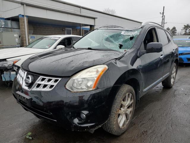 JN8AS5MV9CW368636 - 2012 NISSAN ROGUE S BLACK photo 1