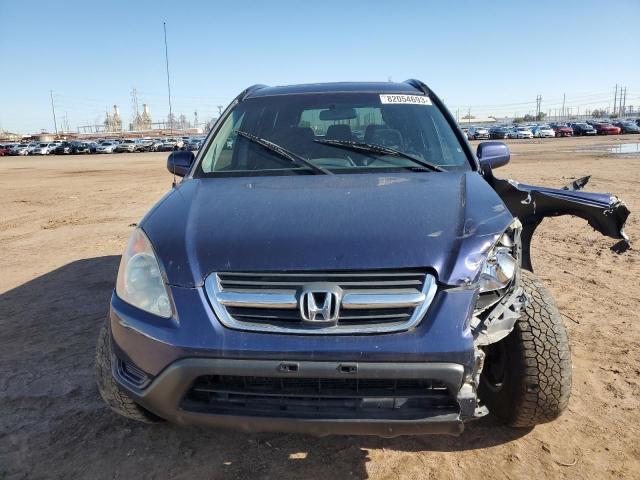 JHLRD78803C033195 - 2003 HONDA CR-V EX BLUE photo 5