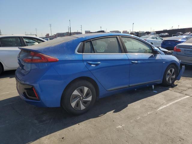 KMHC75LC3JU061666 - 2018 HYUNDAI IONIQ SEL BLUE photo 3