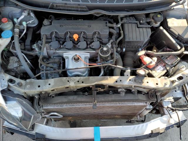 2HGFA1F96AH515151 - 2010 HONDA CIVIC EXL ვერცხლისფერი ფოტო 11