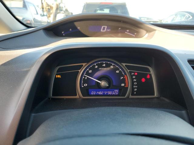 2HGFA1F96AH515151 - 2010 HONDA CIVIC EXL ვერცხლისფერი ფოტო 9