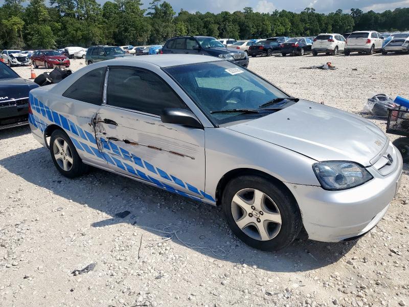 1HGEM22501L088600 - 2001 HONDA CIVIC LX SILVER photo 4