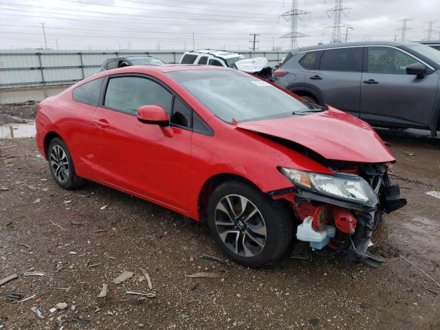 2HGFG3B81DH508510 - 2013 HONDA CIVIC EX RED photo 4