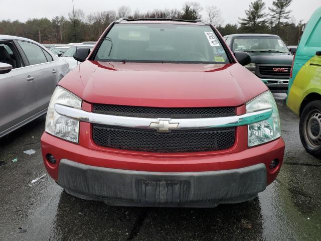 2CNDL23F156035502 - 2005 CHEVROLET EQUINOX LS RED photo 5