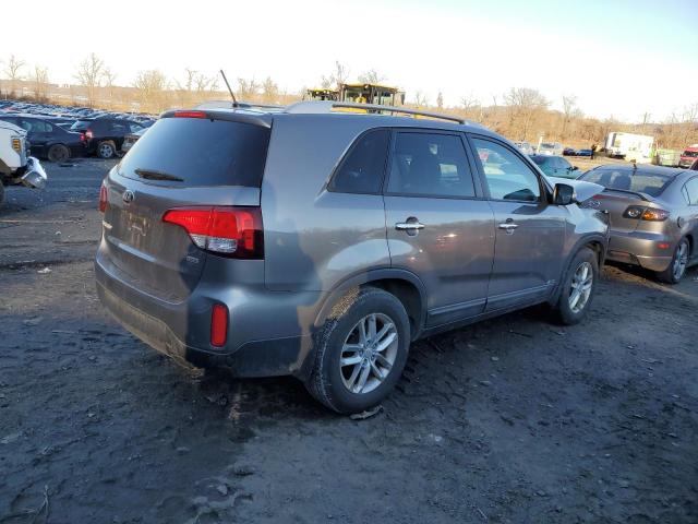 5XYKTCA66FG654718 - 2015 KIA SORENTO LX SILVER photo 3