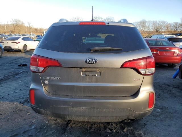 5XYKTCA66FG654718 - 2015 KIA SORENTO LX SILVER photo 6