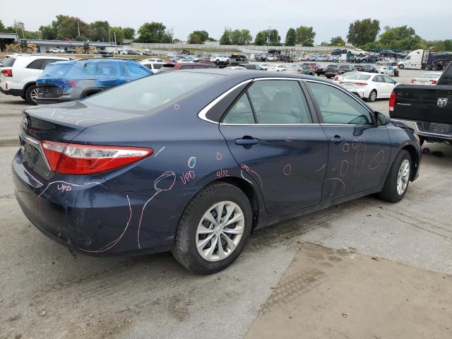 4T1BF1FK4GU525938 - 2016 TOYOTA CAMRY LE BLUE photo 3