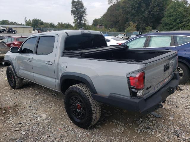 5TFCZ5AN7HX072715 - 2017 TOYOTA TACOMA DOUBLE CAB ვერცხლისფერი ფოტო 2