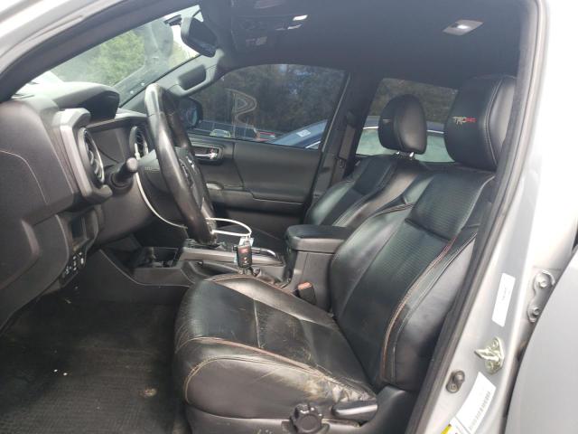 5TFCZ5AN7HX072715 - 2017 TOYOTA TACOMA DOUBLE CAB ვერცხლისფერი ფოტო 7