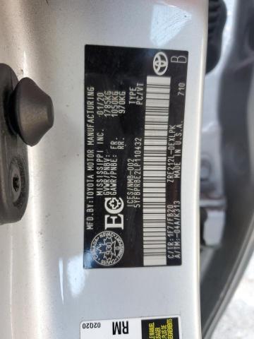 5YFBPRBE2LP110432 - 2020 TOYOTA COROLLA LE 银色 照片 12