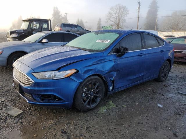 3FA6P0LU9HR324859 - 2017 FORD FUSION SE HYBRID BLUE photo 1