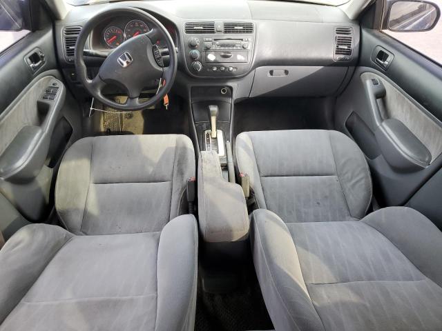 2HGES16544H617073 - 2004 HONDA CIVIC LX Mavi fotoğraf 8