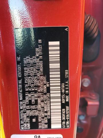 4T3BA3BB8DU037580 - 2013 TOYOTA VENZA LE Qırmızı foto 13