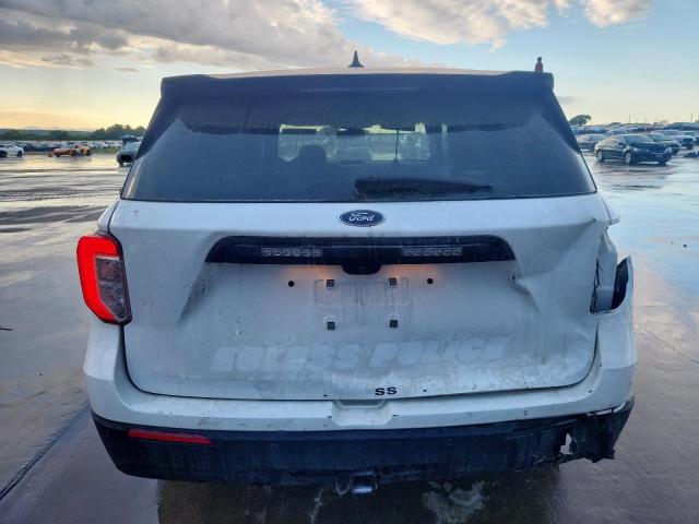 1FM5K8AC3PGC18485 - 2023 FORD EXPLORER POLICE INTERCEPTOR Weiß Foto 6