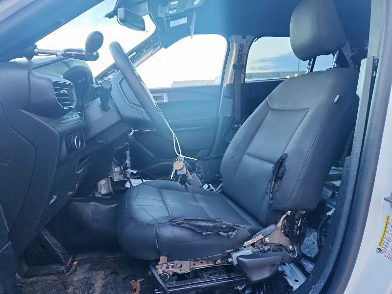 1FM5K8AC3PGC18485 - 2023 FORD EXPLORER POLICE INTERCEPTOR Weiß Foto 7