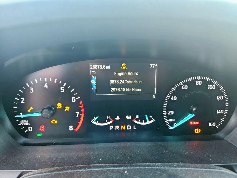 1FM5K8AC3PGC18485 - 2023 FORD EXPLORER POLICE INTERCEPTOR Weiß Foto 9