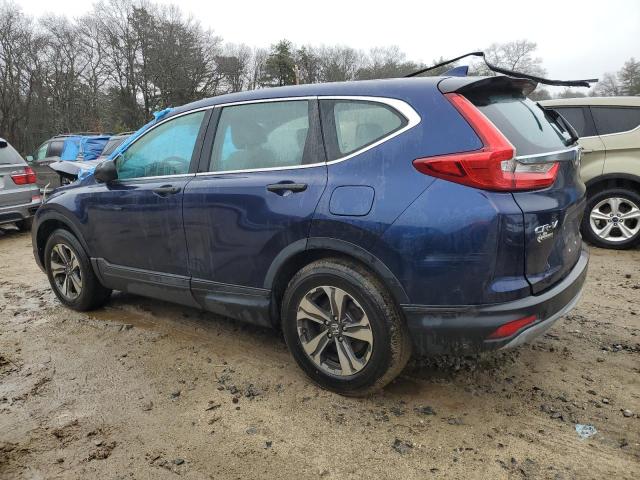 2HKRW6H3XHH208778 - 2017 HONDA CR-V LX BLUE photo 2