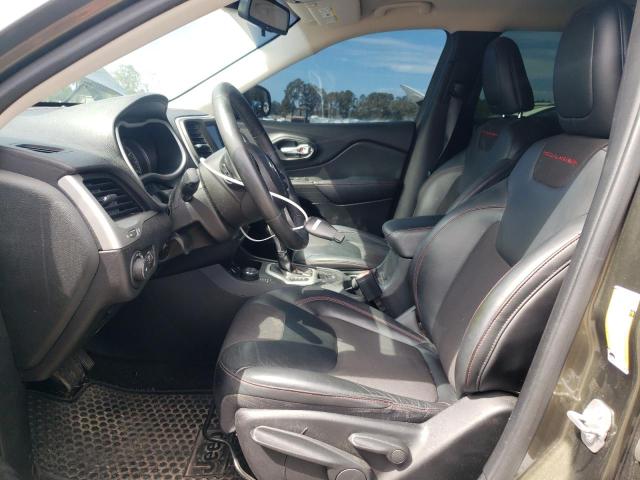 1C4PJMBS7FW770381 - 2015 JEEP CHEROKEE TRAILHAWK GREEN photo 7