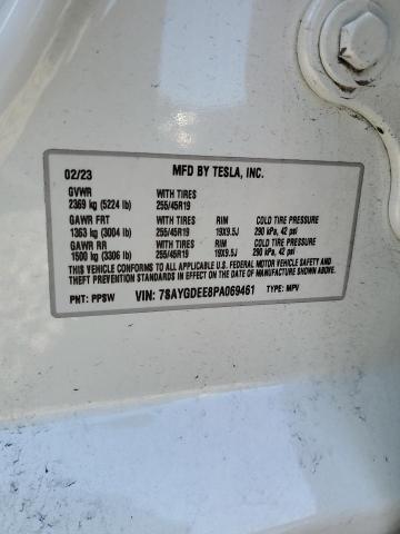 7SAYGDEE8PA069461 - 2023 TESLA MODEL Y Ağ foto 14