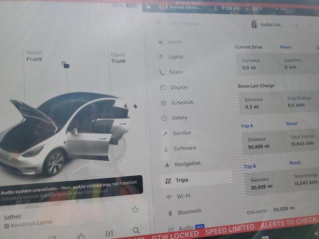 7SAYGDEE8PA069461 - 2023 TESLA MODEL Y Ağ foto 9