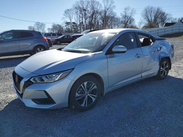 3N1AB8CV9NY205885 - 2022 NISSAN SENTRA SV SILVER photo 1