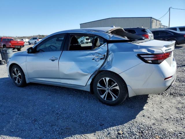 3N1AB8CV9NY205885 - 2022 NISSAN SENTRA SV SILVER photo 2