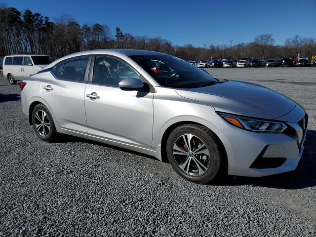 3N1AB8CV9NY205885 - 2022 NISSAN SENTRA SV SILVER photo 4