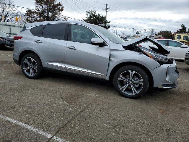 5J8TC2H72NL007704 - 2022 ACURA RDX ADVANCE SILVER photo 4