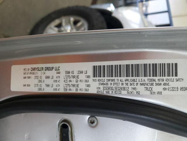 3C63R3GL5EG203612 - 2014 RAM 3500 ST Silber Foto 12