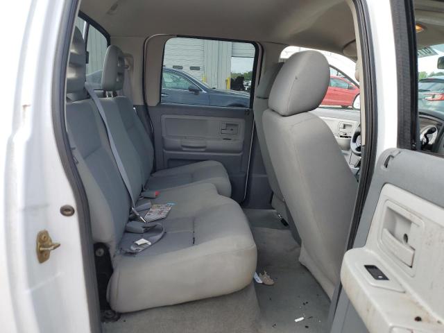 1D7HE48N86S525225 - 2006 DODGE DAKOTA QUAD SLT WHITE photo 10