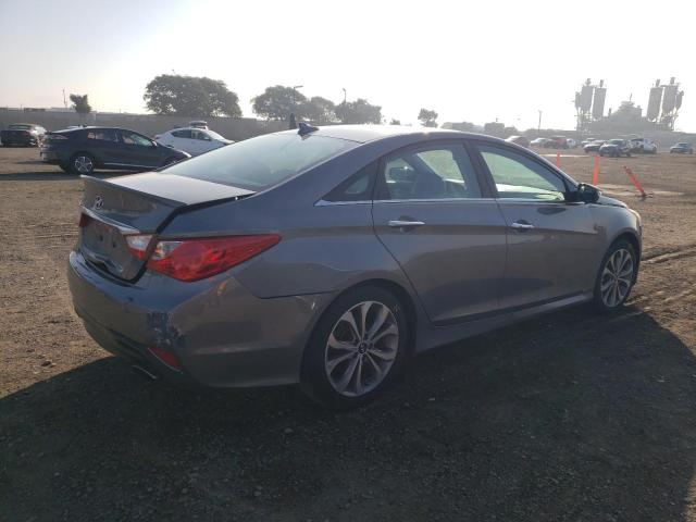 5NPEC4AC1EH909209 - 2014 HYUNDAI SONATA SE GRAY photo 3