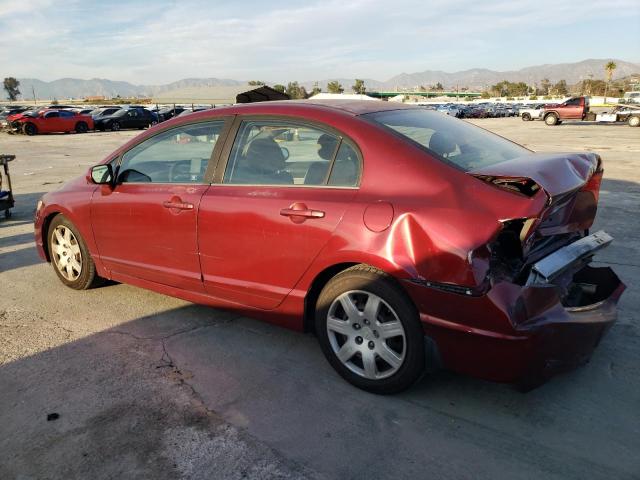 19XFA1F58AE014267 - 2010 HONDA CIVIC LX RED photo 2