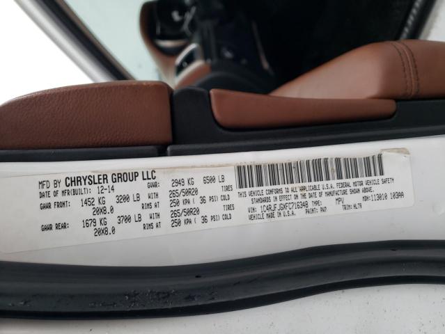 1C4RJFJGXFC716348 - 2015 JEEP GRAND CHER SUMMIT თეთრი ფოტო 13