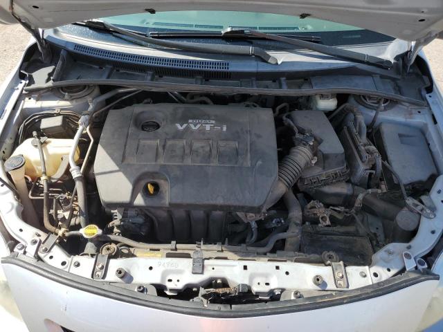 2T1BU40E29C184926 - 2009 TOYOTA COROLLA BASE ვერცხლისფერი ფოტო 11