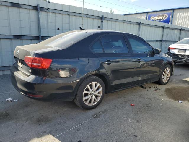 3VWD07AJ3FM245329 - 2015 VOLKSWAGEN JETTA SE BLACK photo 3