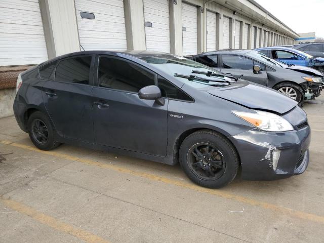 JTDKN3DU7C1521000 - 2012 TOYOTA PRIUS GRAY photo 4