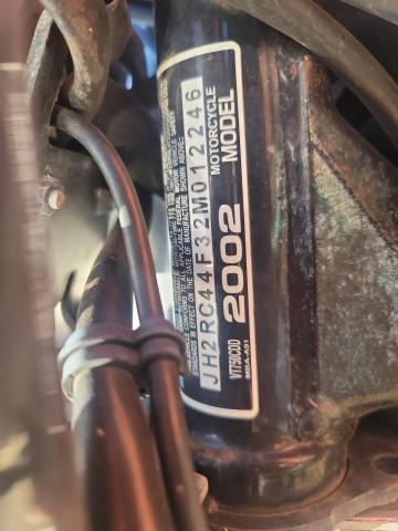 JH2RC44F32M012246 - 2002 HONDA VT750 CDD BLUE photo 10