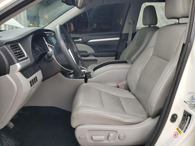 5TDKKRFH9FS077265 - 2015 TOYOTA HIGHLANDER XLE WHITE photo 7