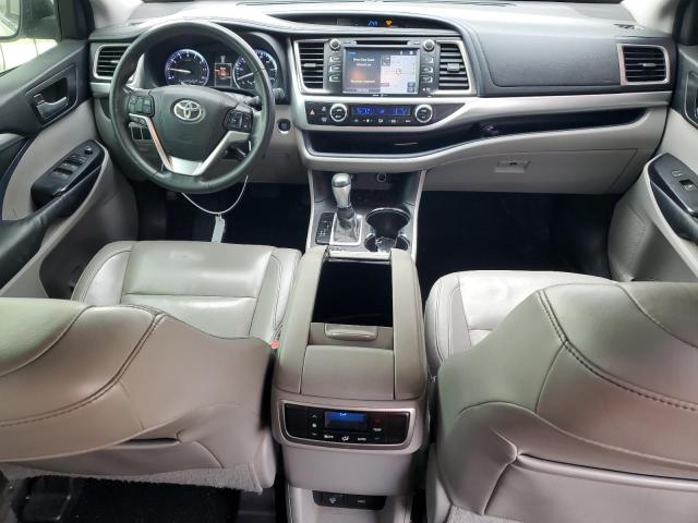 5TDKKRFH9FS077265 - 2015 TOYOTA HIGHLANDER XLE WHITE photo 8