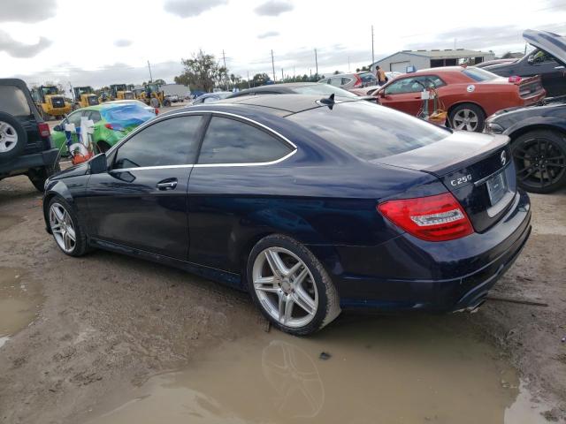 WDDGJ4HB9EG295029 - 2014 MERCEDES-BENZ C 250 BLUE photo 2