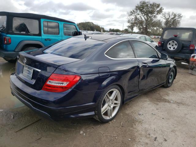 WDDGJ4HB9EG295029 - 2014 MERCEDES-BENZ C 250 BLUE photo 3