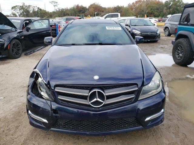 WDDGJ4HB9EG295029 - 2014 MERCEDES-BENZ C 250 BLUE photo 5