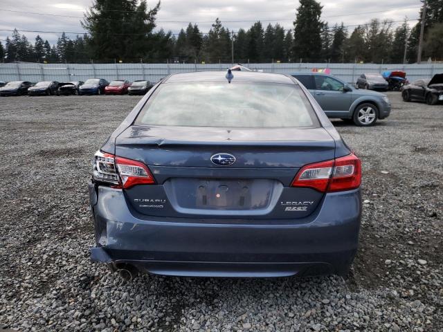 4S3BNAC6XG3057010 - 2016 SUBARU LEGACY 2.5I PREMIUM BLUE photo 6