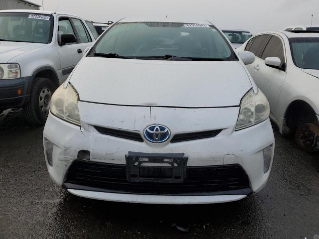 JTDKN3DU6C5479105 - 2012 TOYOTA PRIUS WHITE photo 5