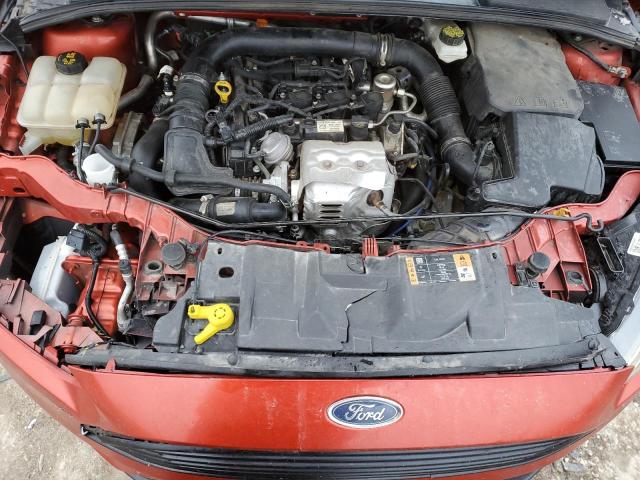 1FADP3FE9JL259965 - 2018 FORD FOCUS SE ORANGE photo 11