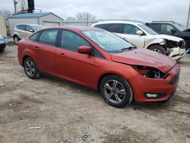 1FADP3FE9JL259965 - 2018 FORD FOCUS SE ORANGE photo 4