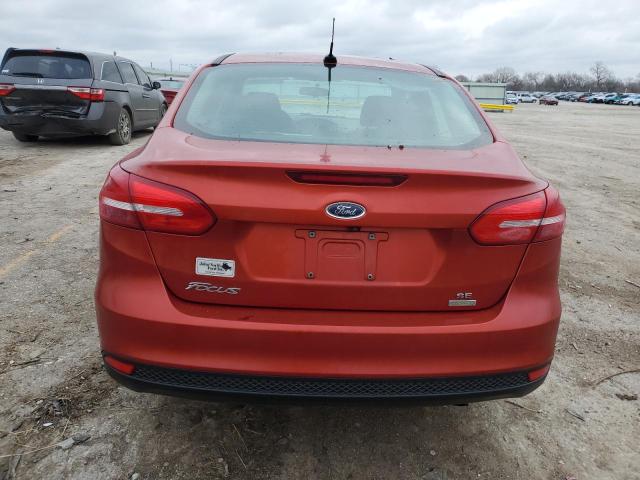 1FADP3FE9JL259965 - 2018 FORD FOCUS SE ORANGE photo 6