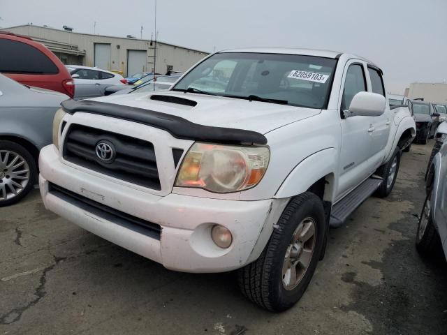 5TEKU72N58Z502559 - 2008 TOYOTA TACOMA DOUBLE CAB PRERUNNER LONG BED WHITE photo 1