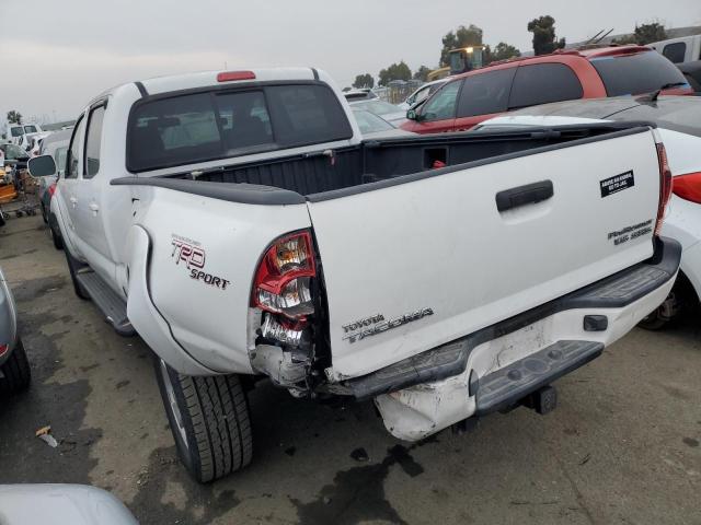 5TEKU72N58Z502559 - 2008 TOYOTA TACOMA DOUBLE CAB PRERUNNER LONG BED WHITE photo 2